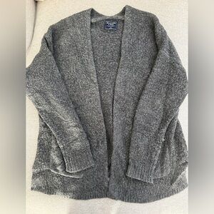 Abercrombie & Fitch Heather Gray Women's Cardigan